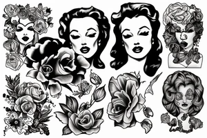marlylin monroe tattoo idea
