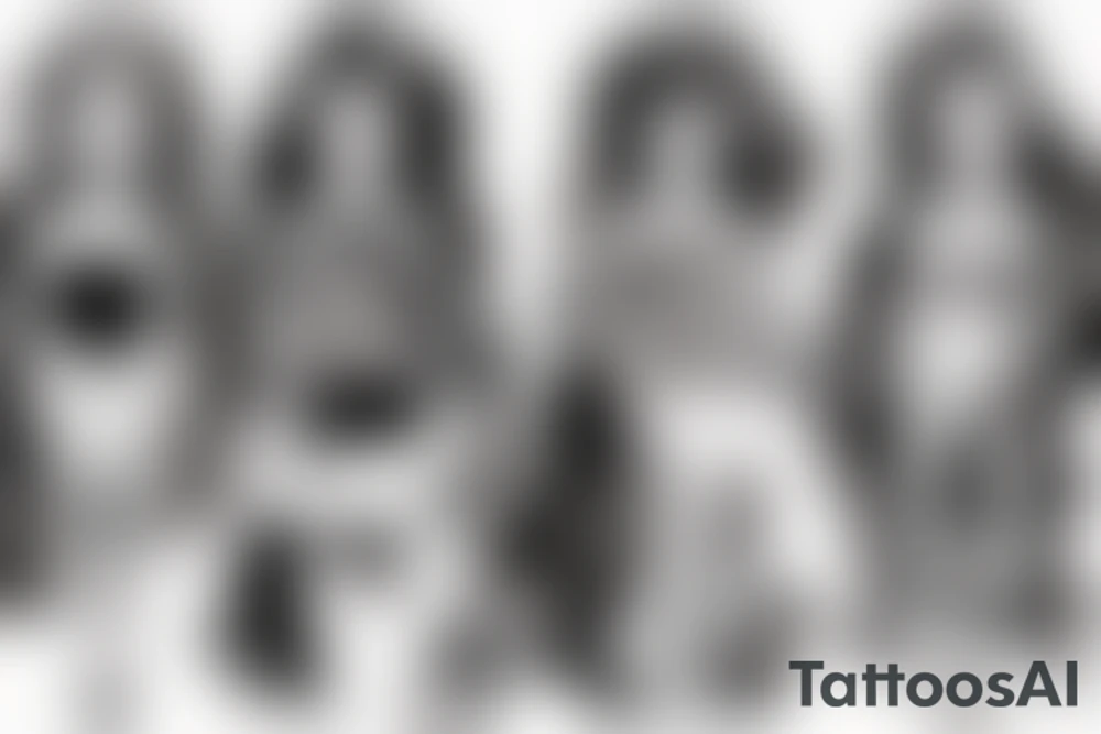 barbie doll girl figure tattoo idea