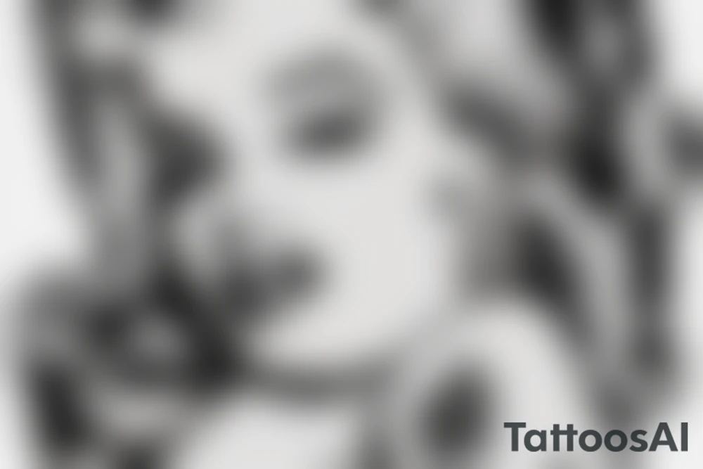 barbie marylin monroe tattoo idea