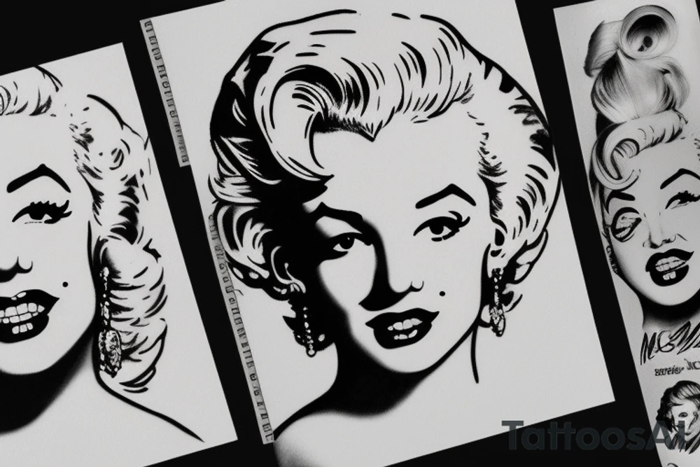 marylin monroe tattoo idea