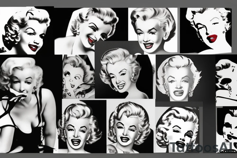 marylin monroe tattoo idea