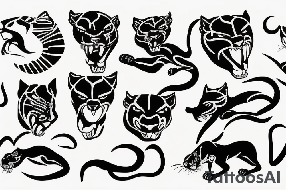 panther tattoo idea