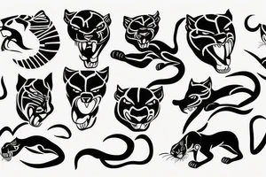 panther tattoo idea