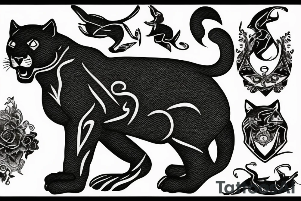 panther tattoo idea