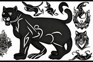 panther tattoo idea