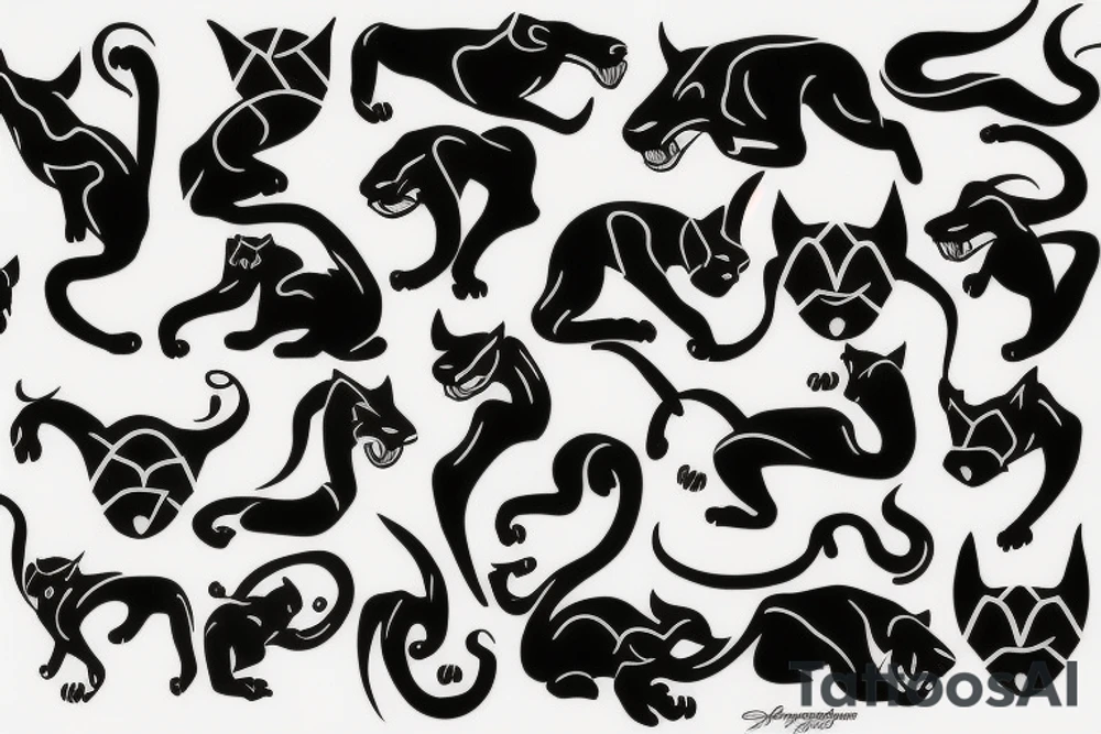 panther tattoo idea