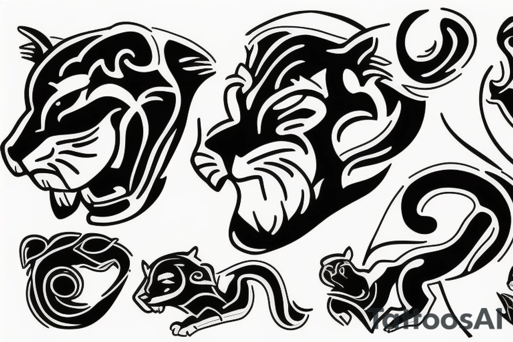 panther tattoo idea