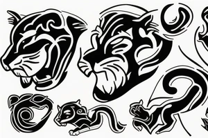 panther tattoo idea