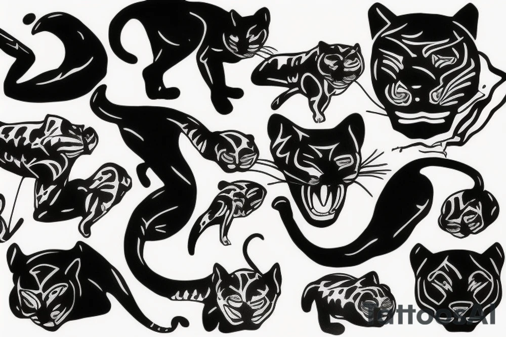 panther tattoo idea