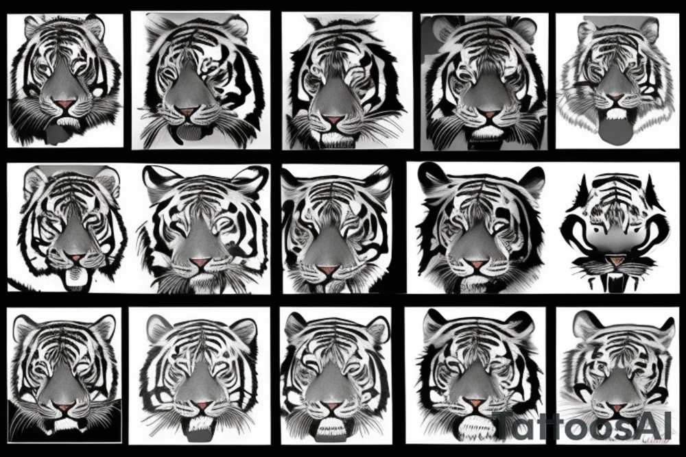 tiger tattoo idea