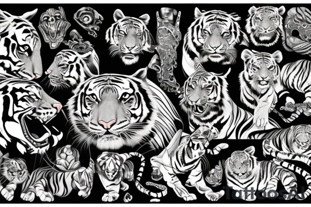 tiger tattoo idea