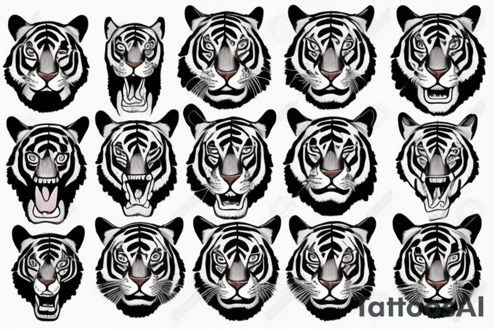 tiger tattoo idea