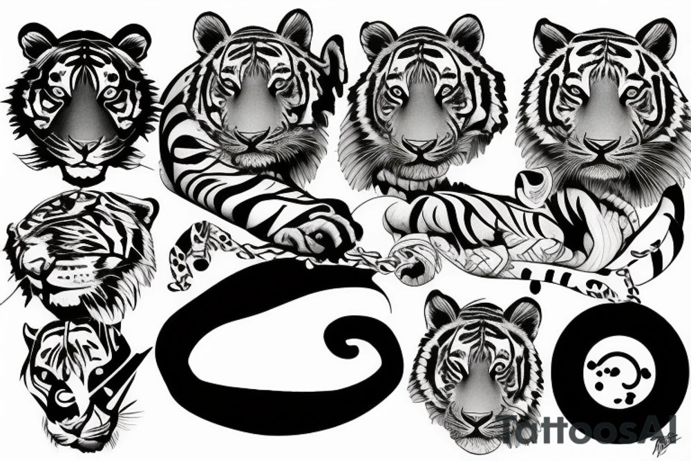 tiger tattoo idea