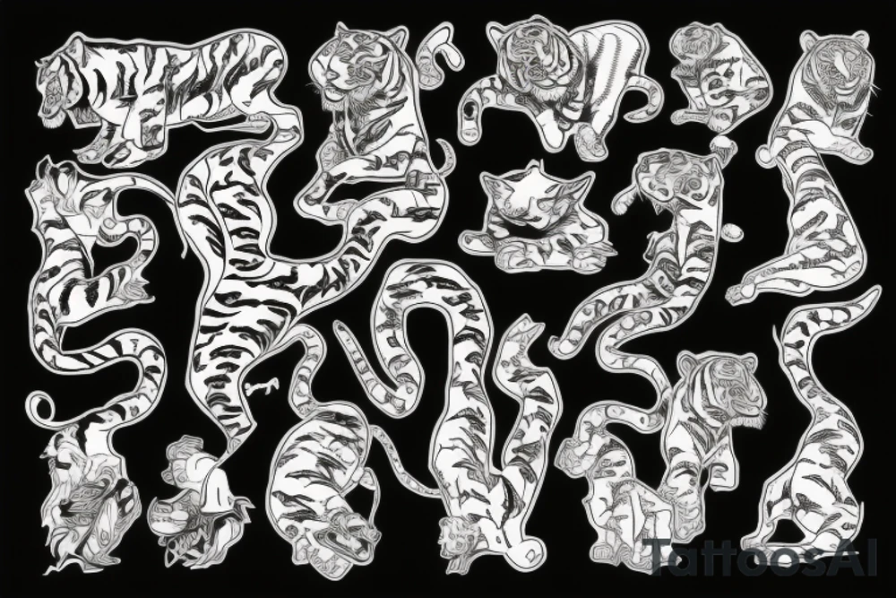 tiger tattoo idea
