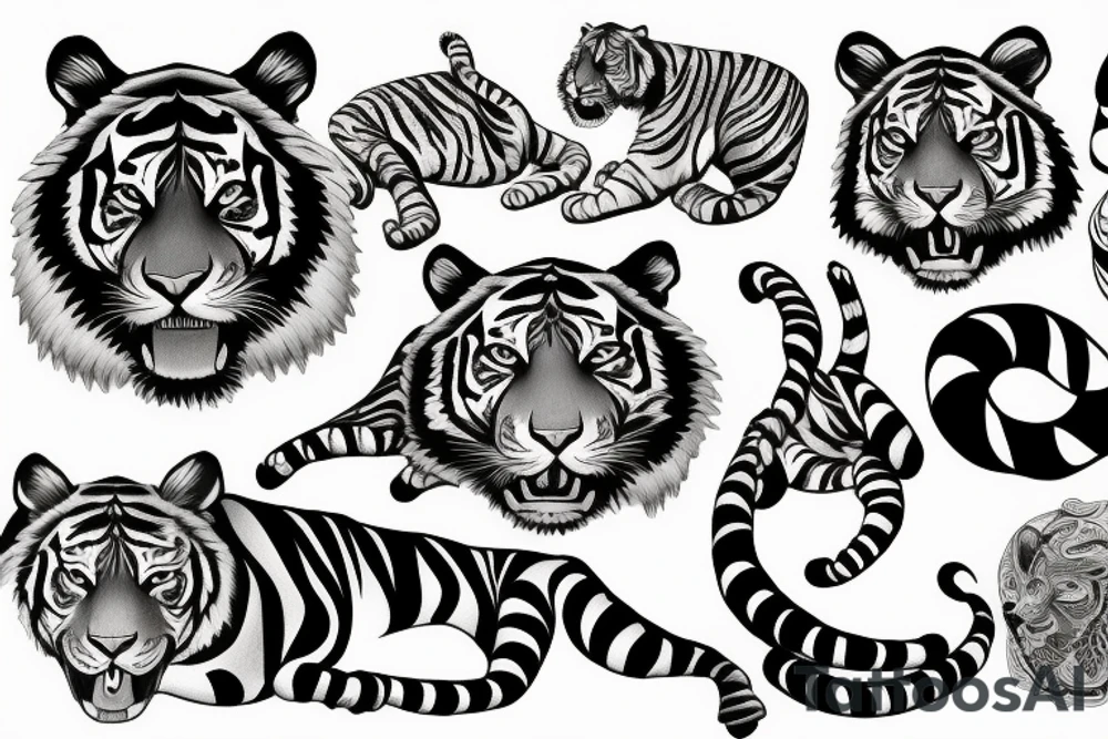 tiger tattoo idea