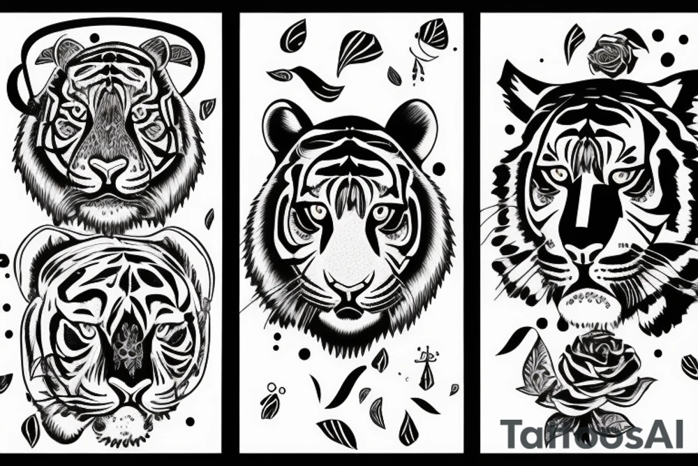 tiger tattoo idea