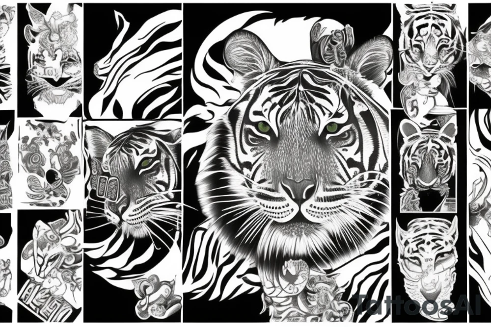 tigergirl tattoo idea