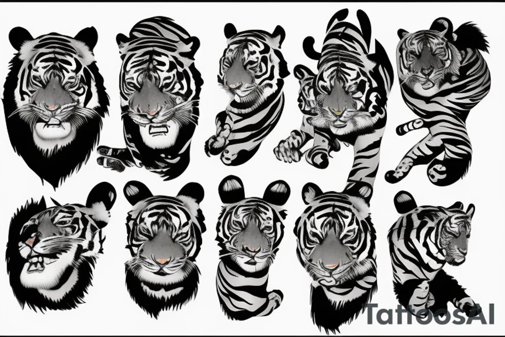 tigergirl tattoo idea