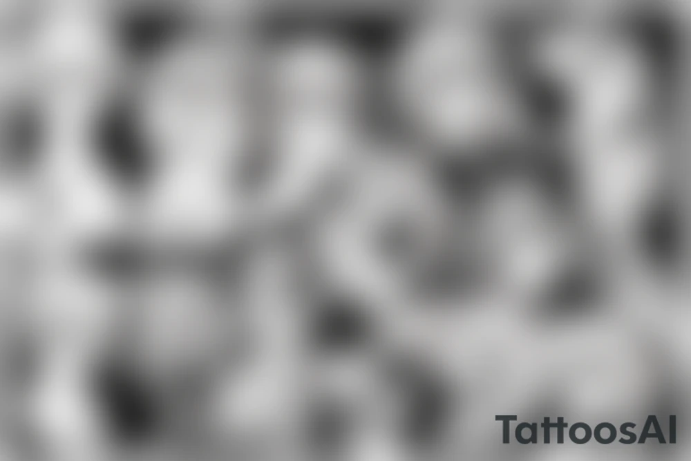 tiger anime girl tattoo idea
