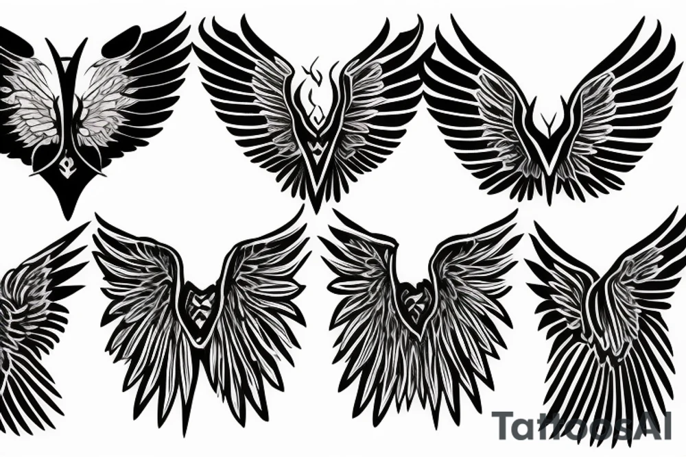 wings tattoo idea