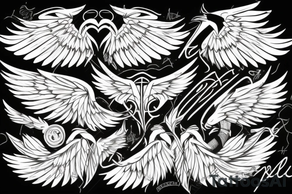 wings tattoo idea