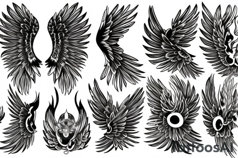 wings tattoo idea