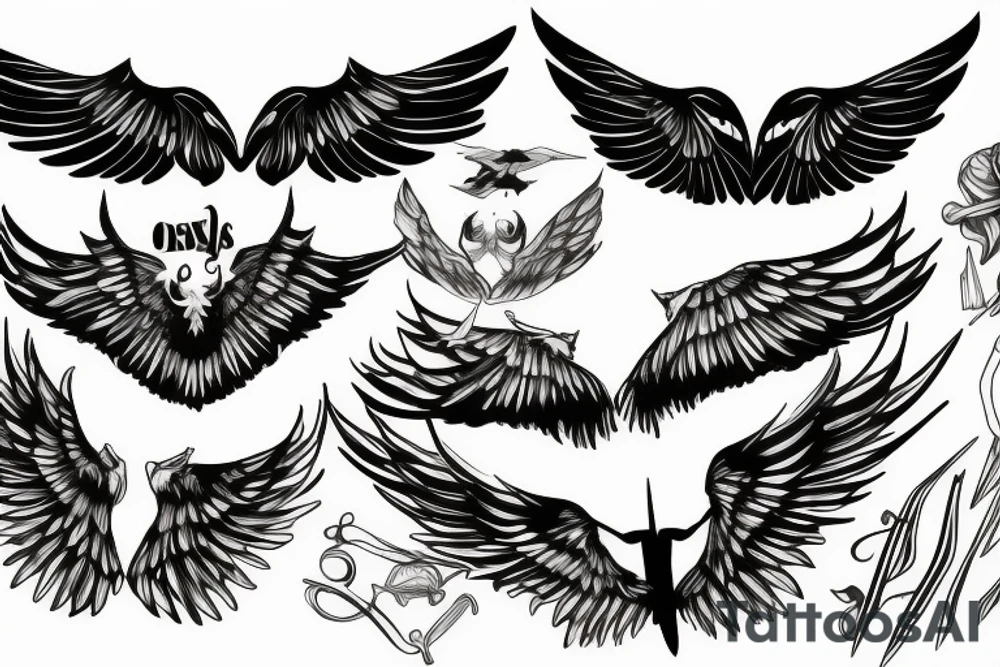 wings tattoo idea
