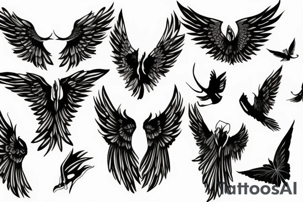 wings tattoo idea