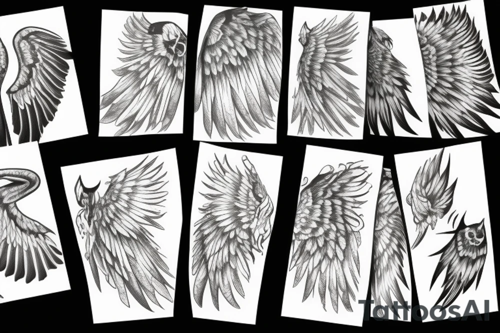 wings tattoo idea
