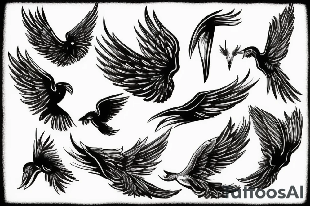 wings tattoo idea