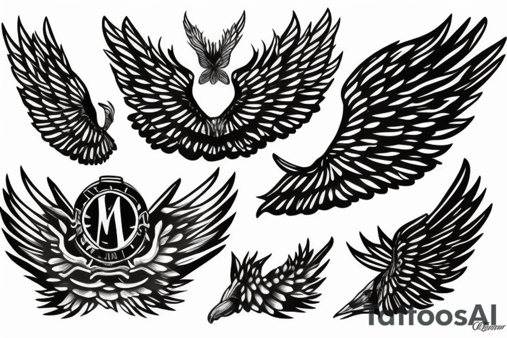 wings tattoo idea