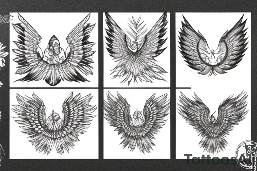 wings tattoo idea