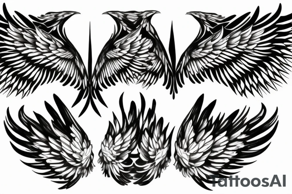 wings tattoo idea