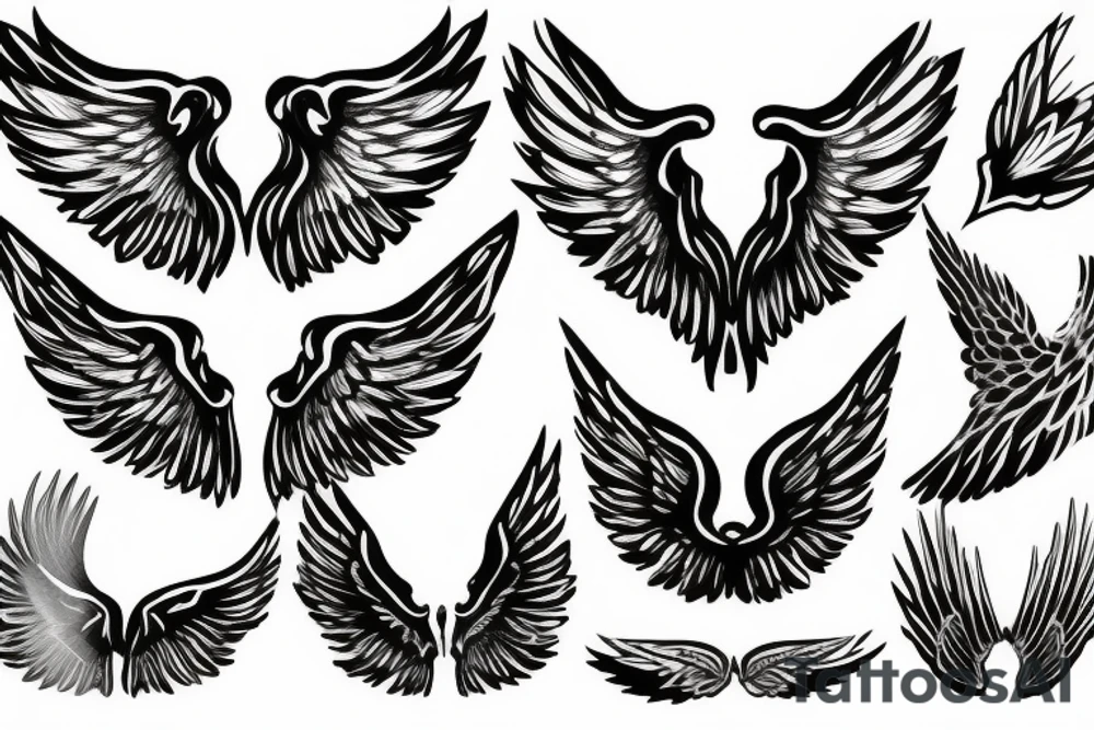 wings tattoo idea