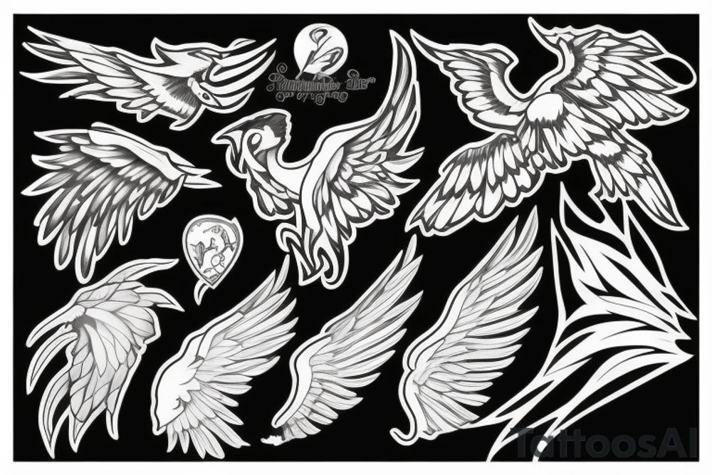 wings tattoo idea