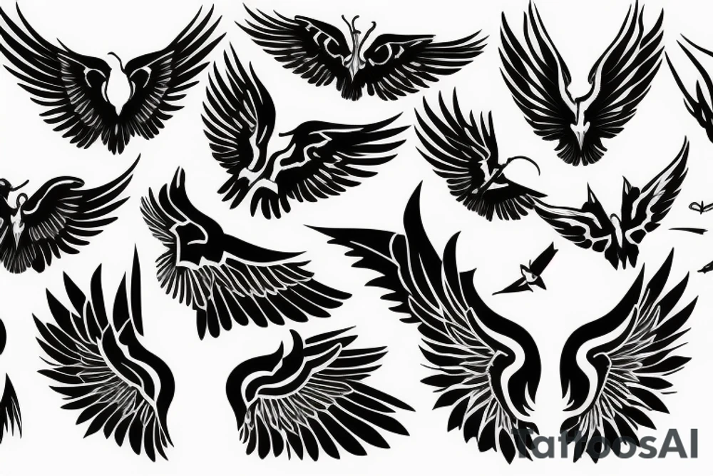 wings tattoo idea