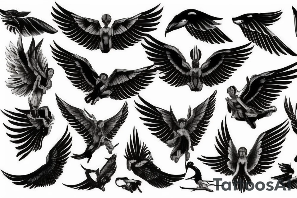 wings (impressive) tattoo idea