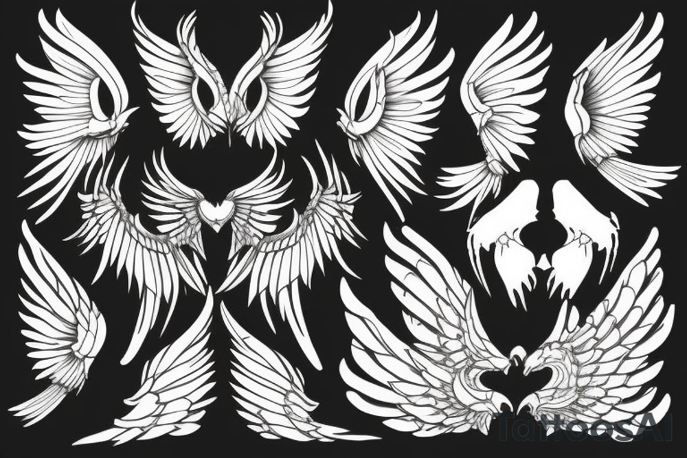 wings (impressive) tattoo idea