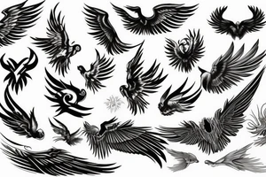 wings (impressive) tattoo idea
