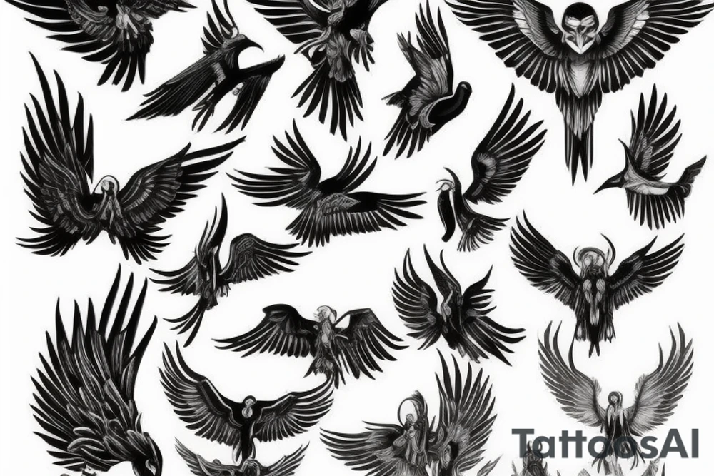 wings (impressive) tattoo idea