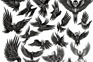 wings (impressive) tattoo idea