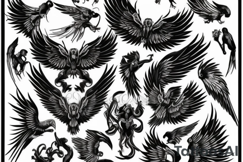 wings (impressive) tattoo idea
