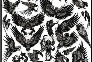 wings (impressive) tattoo idea