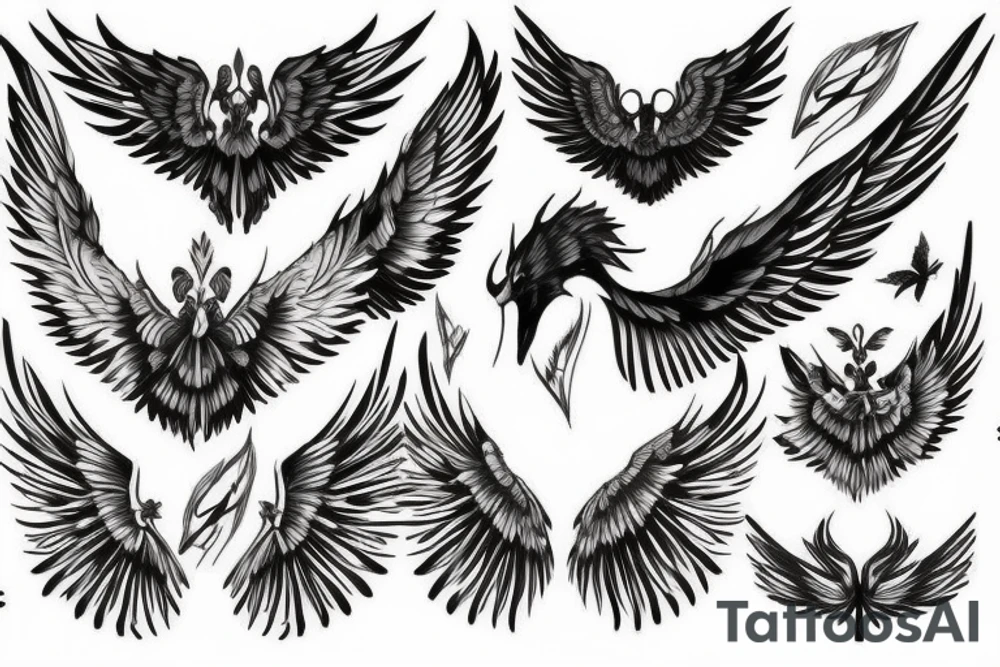 wings (impressive) tattoo idea