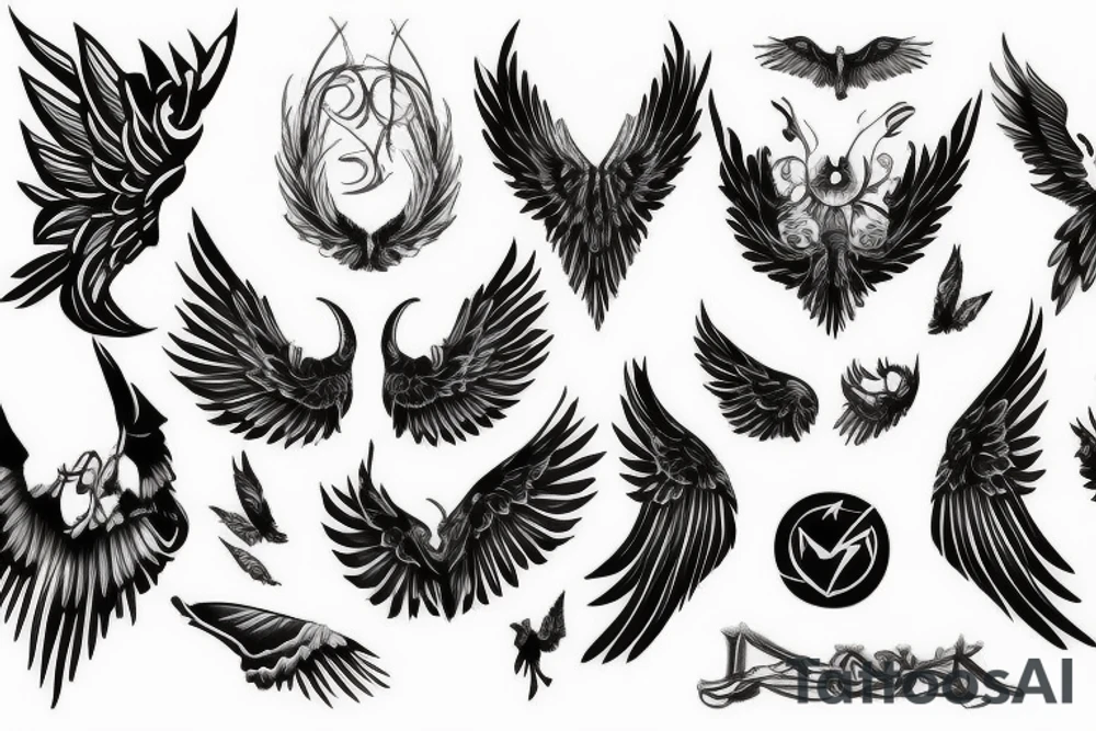 wings (impressive) tattoo idea