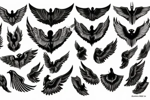 wings (impressive) tattoo idea