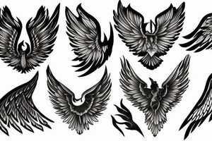 wings (impressive) tattoo idea