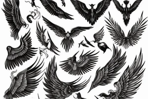 wings (impressive) tattoo idea