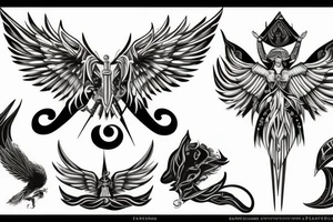 seraphimblade tattoo idea