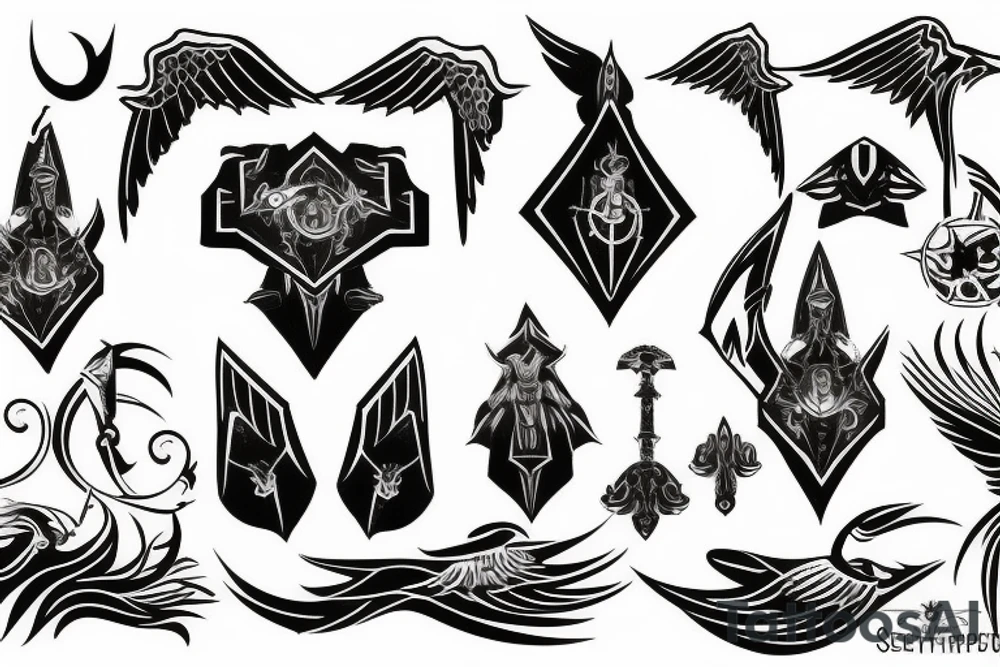 seraphimblade tattoo idea